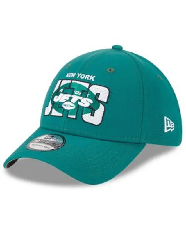 Men's New Era Stone/Gotham Green York Jets 2023 NFL Draft on Stage 59FIFTY Fitted Hat