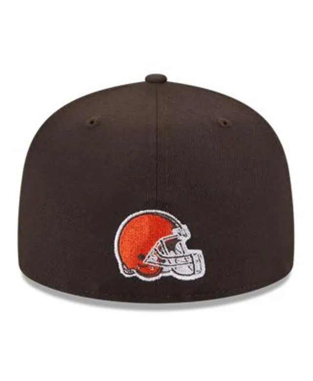 Cleveland Browns Stone/Brown 2023 NFL Draft 39THIRTY Flex Hat