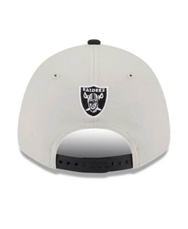 New Era Men's Stone, Black Las Vegas Raiders 2023 NFL Draft Low