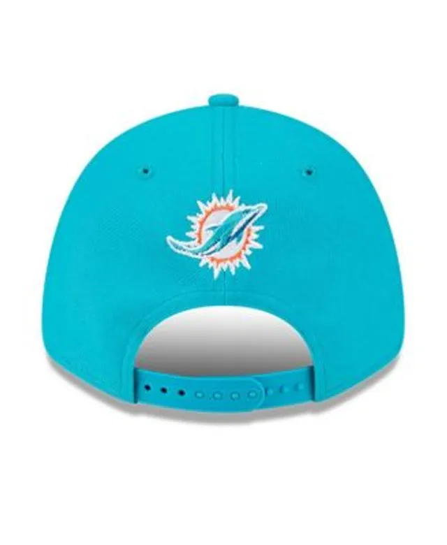 Miami Dolphins New Era Youth Sideline Home 9FIFTY Snapback Hat - Aqua