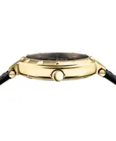 Versus Versace Womens Canton Road IP Yellow Gold 36mm Bracelet