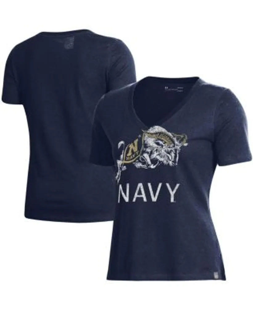 Under Armour Women's Navy Navy Midshipmen T-shirt