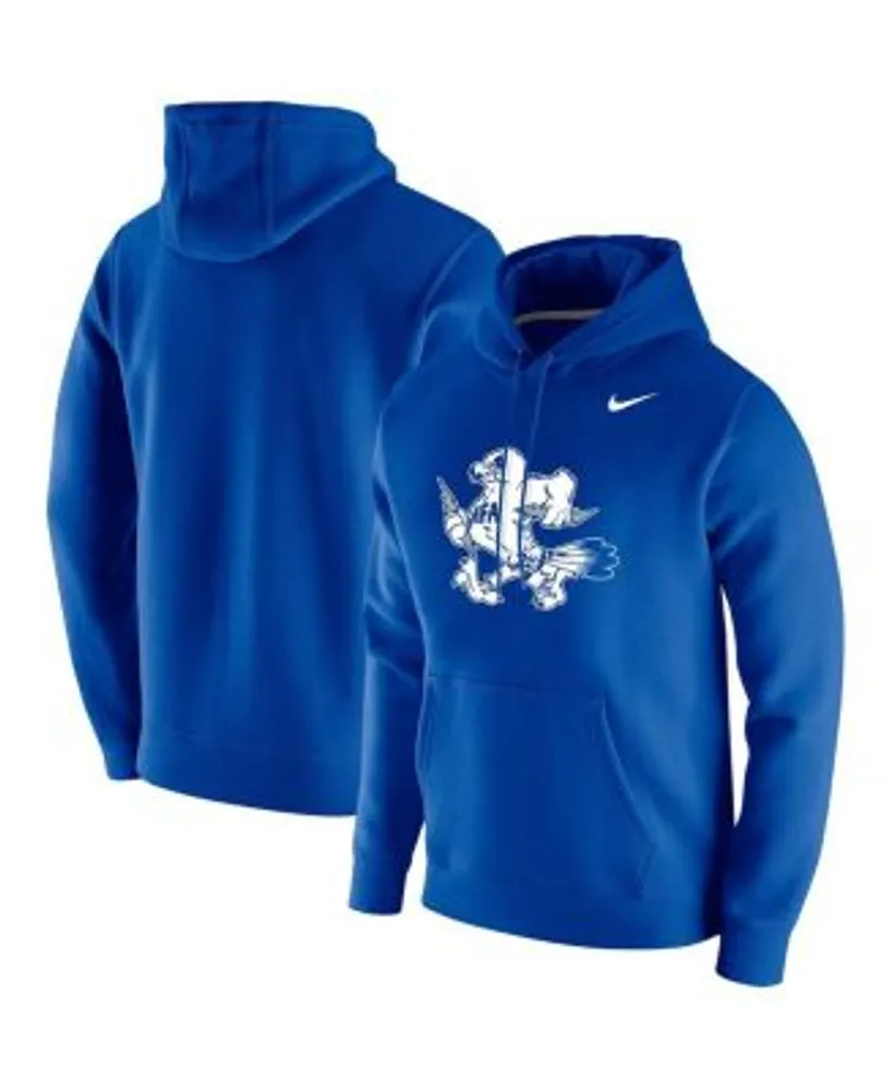 Nike Men's Royal Air Force Falcons Vintage-Like School Logo Pullover Hoodie