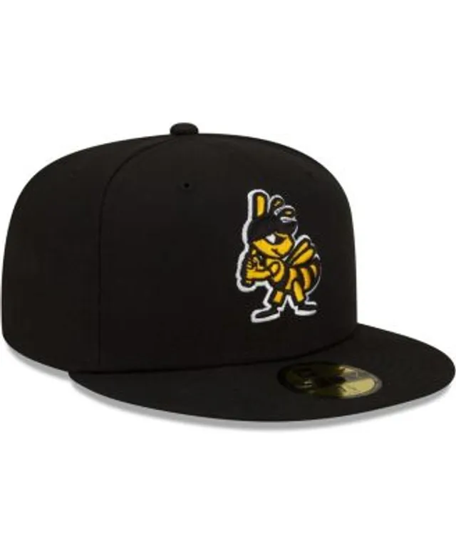 Men's New Era Gold Salt Lake Bees Authentic Collection 59FIFTY Fitted Hat