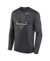 San Francisco Giants Mono Logo Graphic Long Sleeve T-Shirt - Mens