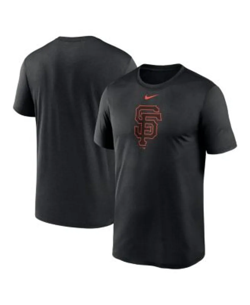 Women's Nike Black San Francisco Giants Wordmark T-Shirt