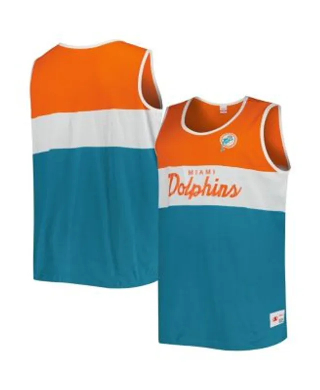 Dan Marino Miami Dolphins Mitchell & Ness Youth Split Legacy Jersey -  Aqua/Orange