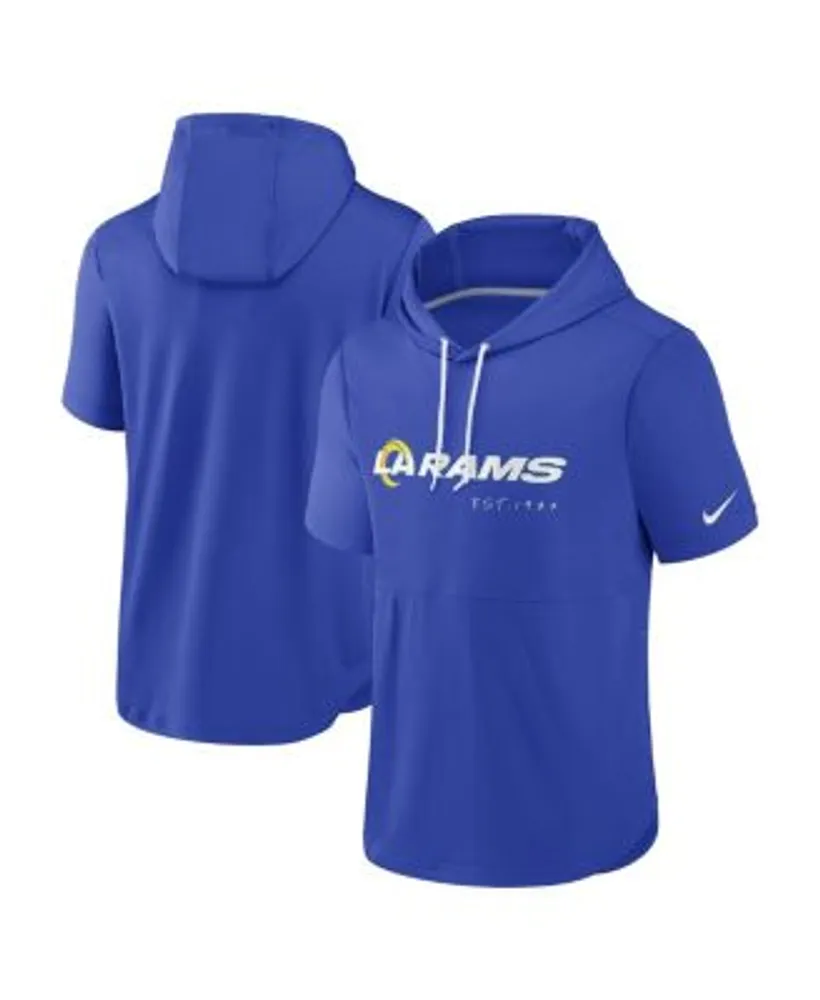 Men's Nike Royal Los Angeles Rams Performance Full-Zip Hoodie Size: Medium