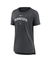 Nike Women's Heather Charcoal Texas Rangers Authentic Collection