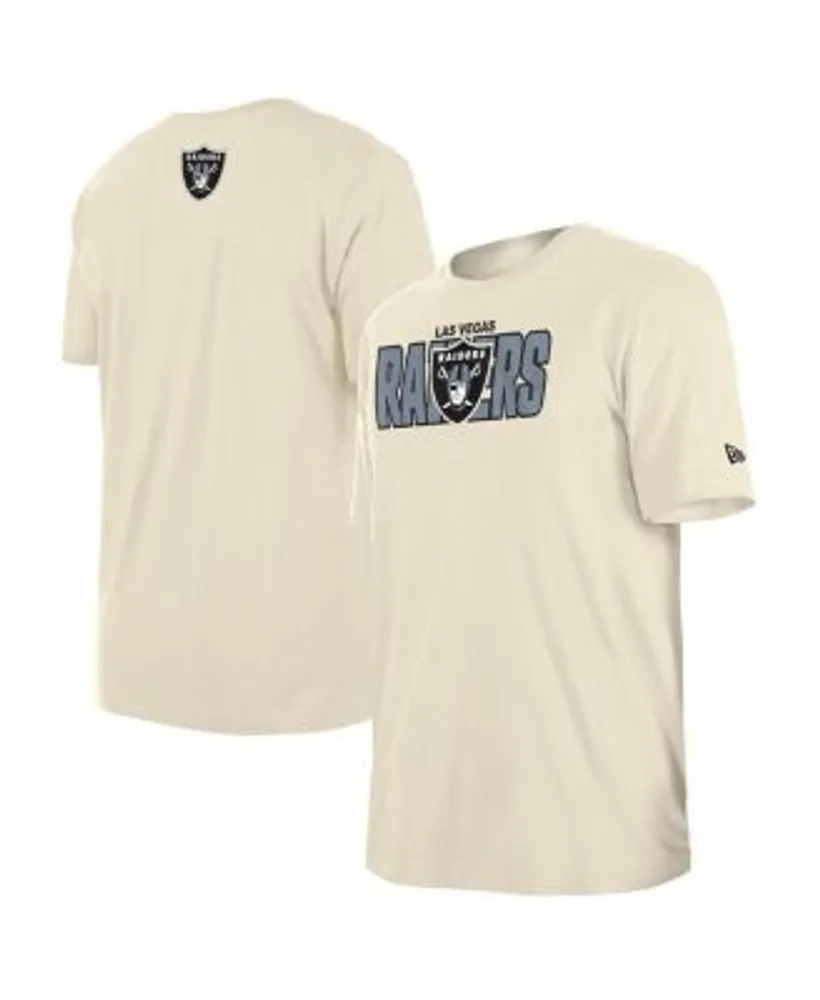 Men's New Era Cream Baltimore Ravens Sideline Chrome T-Shirt