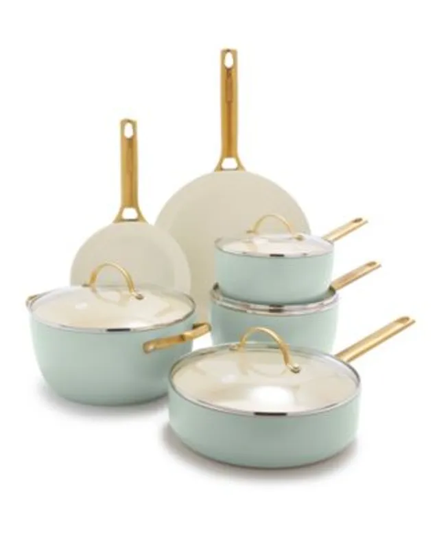 GreenPan Padova Healthy Ceramic Nonstick Cookware Set, 10 Piece - Macy's