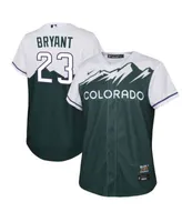Nike Youth Boys and Girls Kris Bryant Green Colorado Rockies 2022 City  Connect Replica Player Jersey
