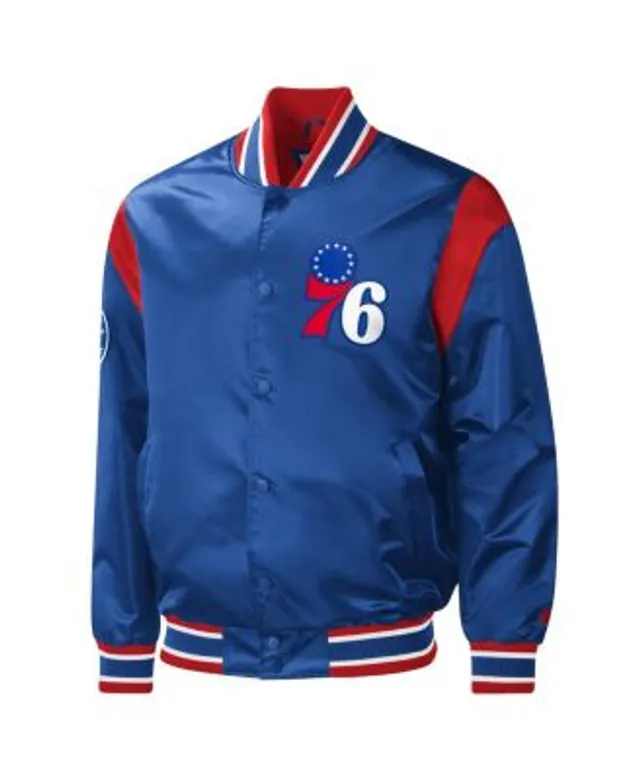 Mitchell & Ness Men's White Philadelphia Phillies City Collection Satin  Full-Snap Varsity Jacket - Macy's