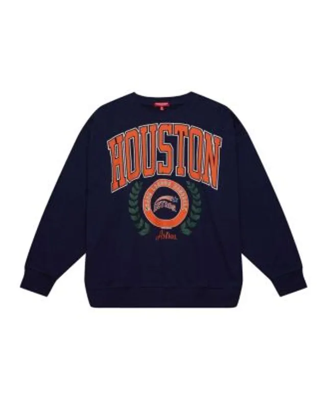 Houston Astros Mitchell & Ness Women's Logo Lt 2.0 Pullover