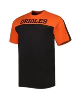 Profile Men's Black Baltimore Orioles Big and Tall Cloud T-shirt