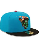 Men's New Era Aqua/Black Chivos de Hartford Copa de La Diversion 59FIFTY Fitted Hat