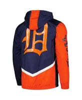 Men's Mitchell & Ness Navy Detroit Tigers Undeniable Full-Zip Hoodie Windbreaker Jacket Size: Small