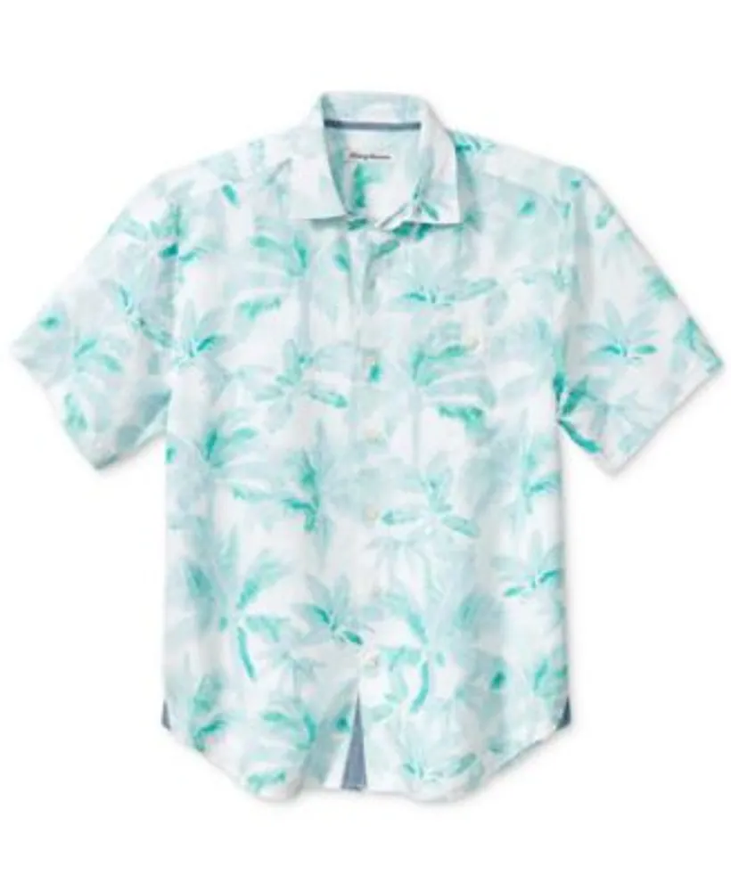 Men's Tommy Bahama Flocktail Shirt, White, 3XL