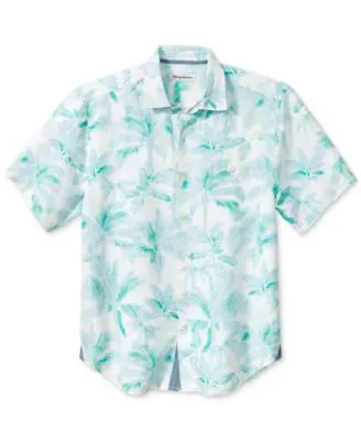 Boston Red Sox Tommy Bahama Batik Jungle Button-Up Shirt - Cream