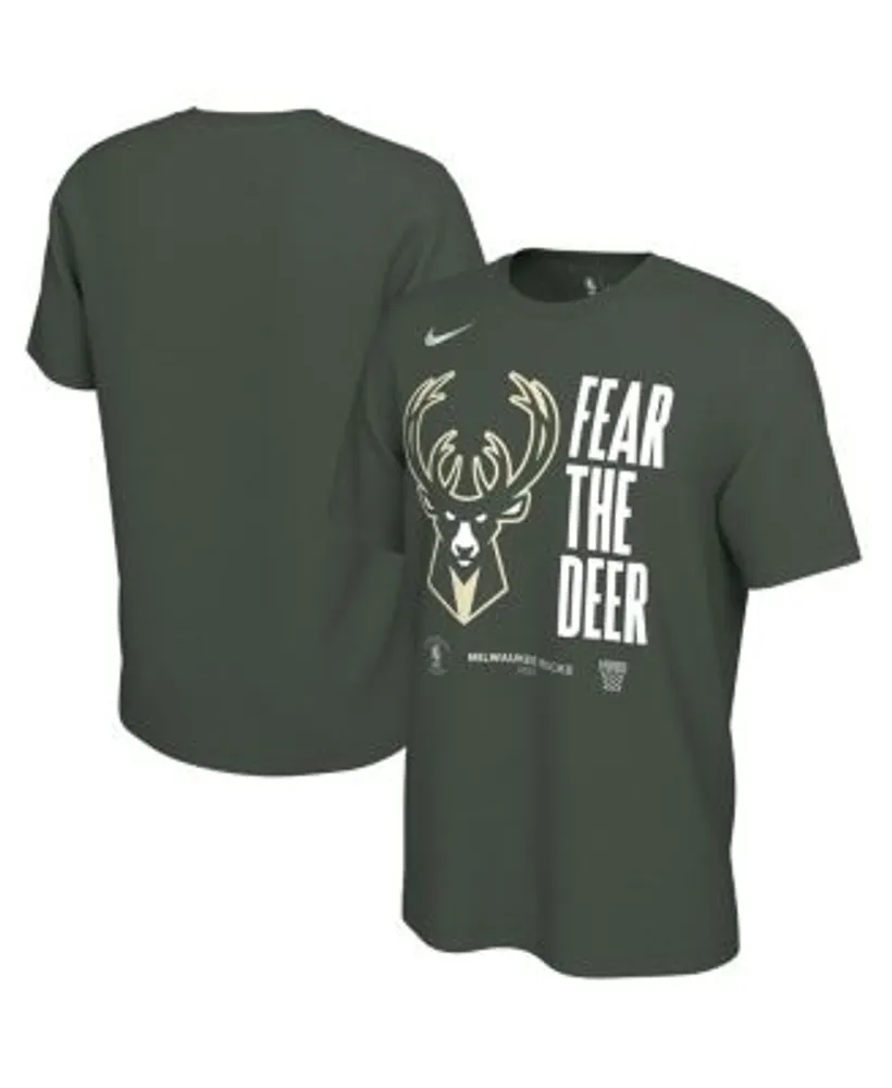 Milwaukee Bucks Nike 2023 NBA Playoffs Mantra T-Shirt - Hunter Green