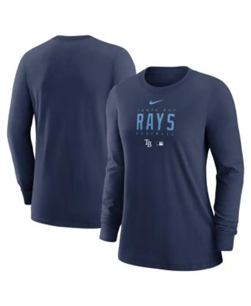 Men's Nike Light Blue Tampa Bay Rays Large Logo Legend Performance T-Shirt Size: Medium