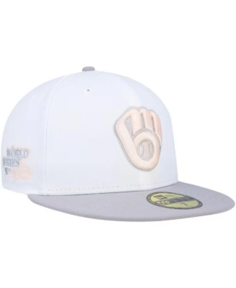 Milwaukee Brewers New Era Game Bucket Hat - Gray