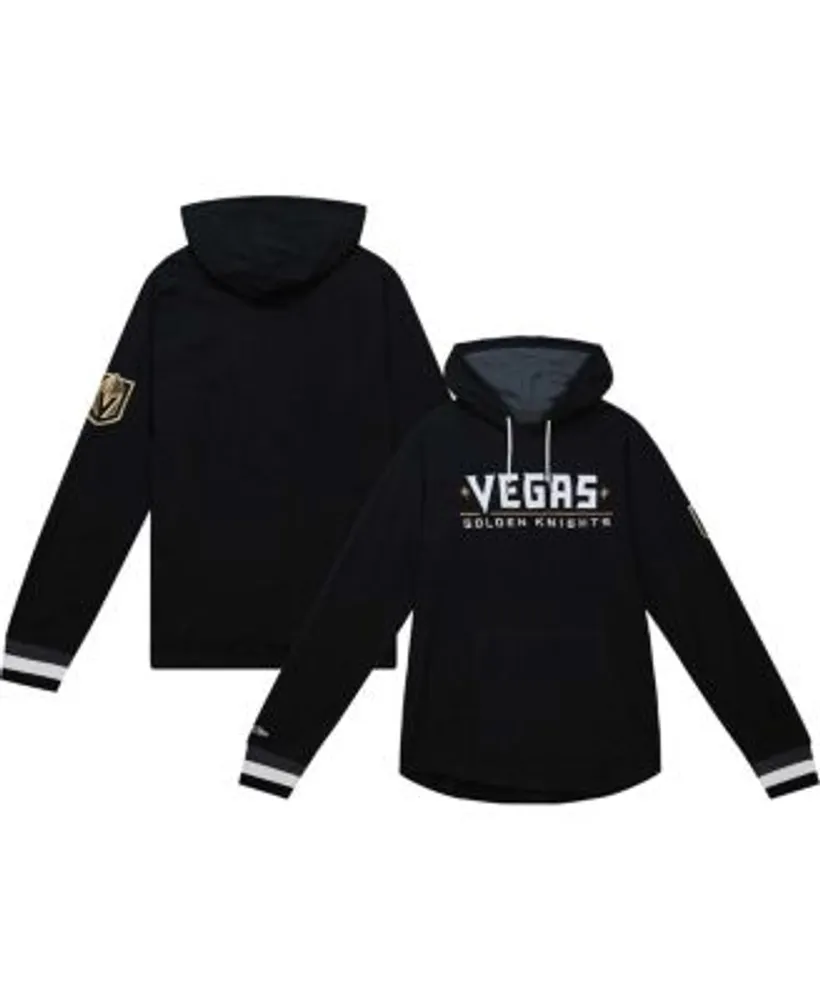 Men's '47 Black Vegas Golden Knights Superior Lacer Pullover Hoodie Size: Medium