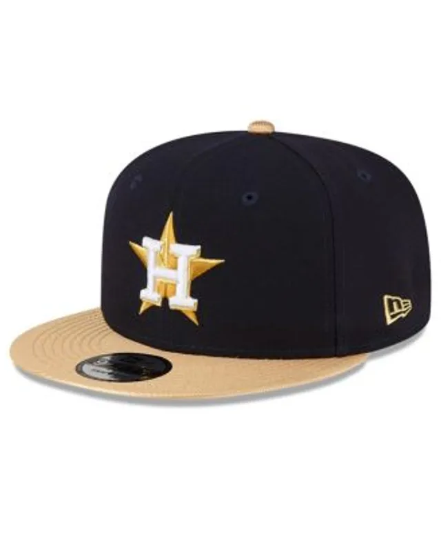 Men's Houston Astros New Era Navy 2022 Clubhouse 9FORTY Snapback Hat