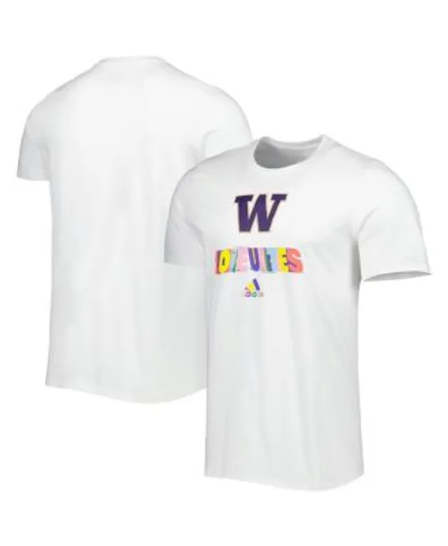 Men's adidas #21 White Washington Huskies Button-Up Baseball Jersey