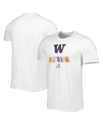 Adidas Men's #21 White Washington Huskies Button-Up Baseball Jersey