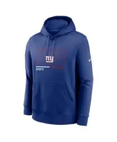 Men's Nike Navy New York Giants Classic Pullover Hoodie