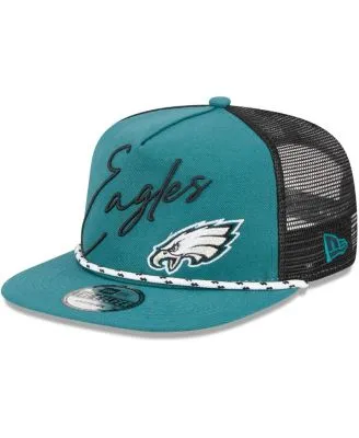 Men's Philadelphia Eagles New Era Midnight Green Main Bucket Hat