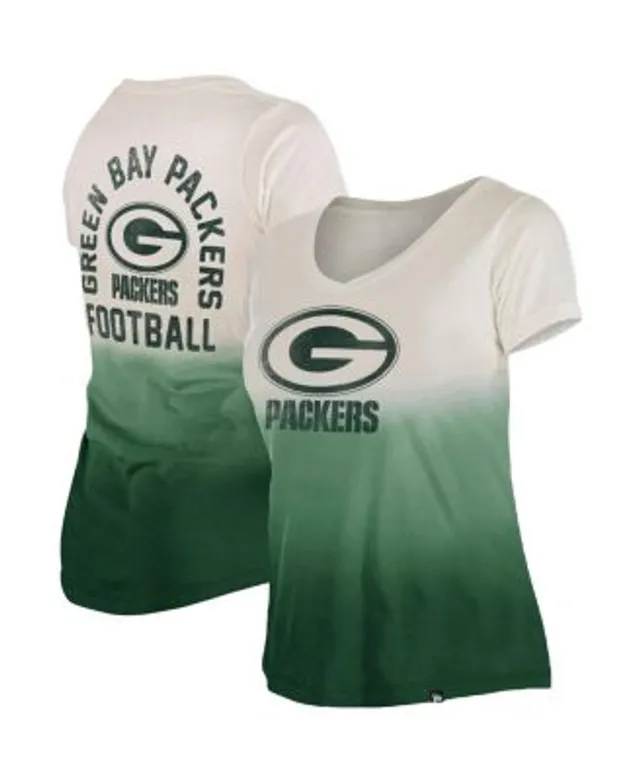 Women's Junk Food Green Green Bay Packers Half-Sleeve