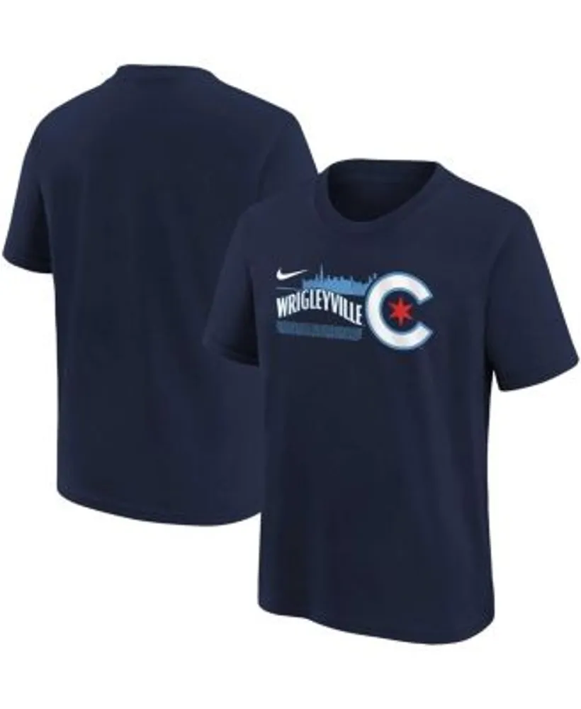 Nike Preschool Boys and Girls Navy Chicago Cubs City Connect T-shirt