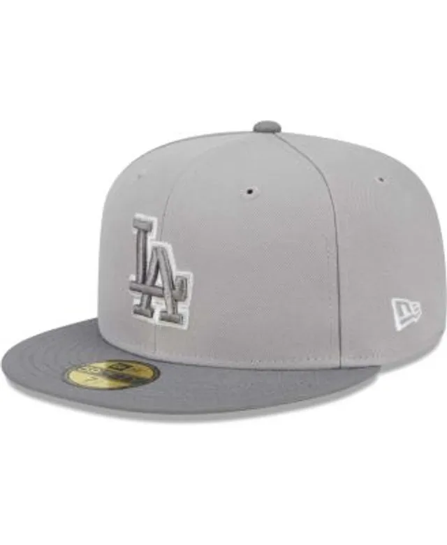 Men's New Era Gray/Green Los Angeles Dodgers 60th Anniversary Cyber 59FIFTY  Fitted Hat