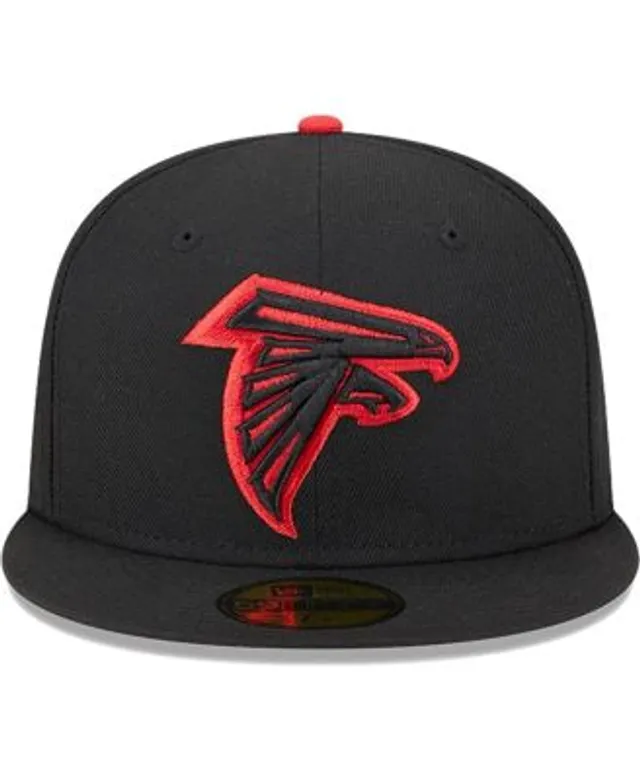 New Era Men's White Atlanta Falcons Omaha ATL 59FIFTY Fitted Hat