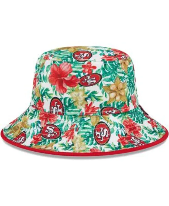 Men's New Era Khaki San Francisco 49ers Retro Beachin' Bucket Hat