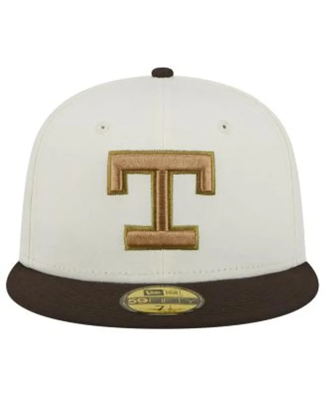 Men's New Era Yellow/Black Texas Rangers Grilled 59FIFTY Fitted Hat