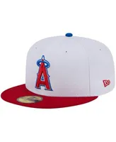 New Era Men's Los Angeles Angels Batting Practice Red Low Profile 59Fifty  Fitted Hat