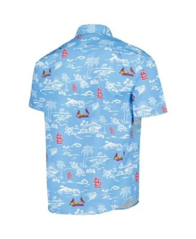 Youth Reyn Spooner White St. Louis Cardinals scenic Button-Up Shirt