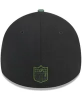 Green Bay Packers New Era Iced 39THIRTY Flex Hat - White