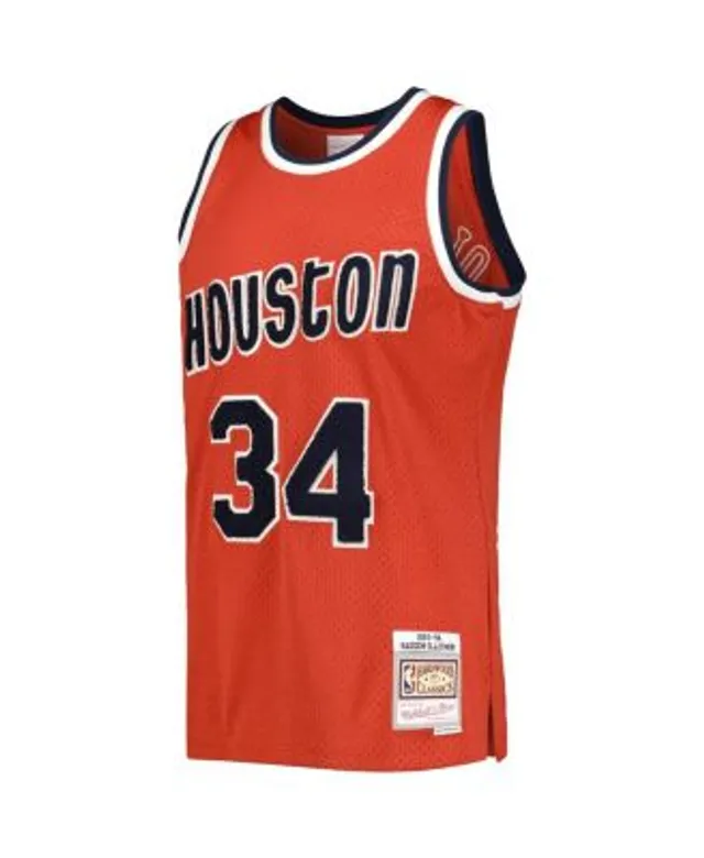 Women's Mitchell & Ness Hakeem Olajuwon Red Houston Rockets 1993-94  Hardwood Classics Swingman Jersey