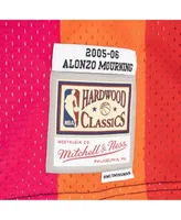 Men's Miami Heat Alonzo Mourning Mitchell & Ness Black 1996-97 Hardwood Classics Swingman Jersey