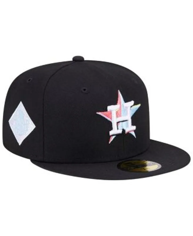 New Era Men's Black Houston Astros Multi-Color Pack 59FIFTY Fitted