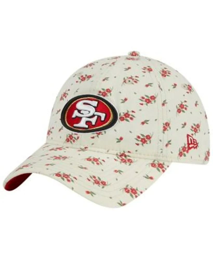 New Era Men's Cream San Francisco 49ers Bloom 9TWENTY Adjustable Hat