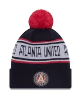 New Era Black Atlanta Falcons Repeat Cuffed Knit Hat with Pom