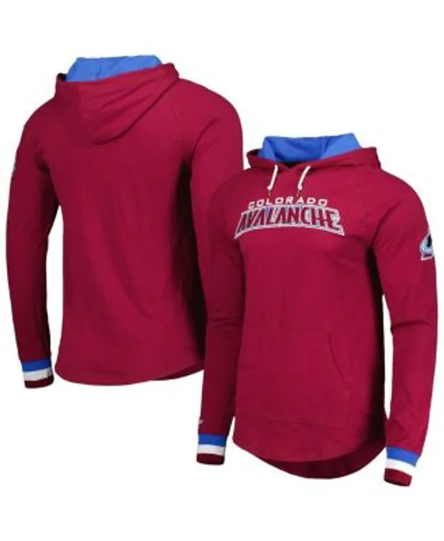 Men's Mitchell & Ness Heather Gray Colorado Avalanche Logo Long Sleeve T-Shirt Size: Small