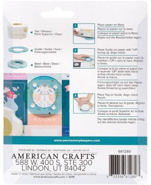 American Crafts - We R We R Memory Keepers 1 Clear-Cut Punch-Butterfly