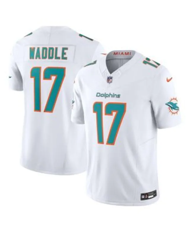 Men's Nike Jaylen Waddle White Miami Dolphins Vapor F.U.S.E. Limited Jersey Size: 3XL