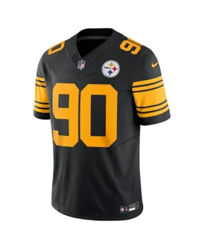 Men's Nike T.J. Watt White Pittsburgh Steelers Vapor Elite Player